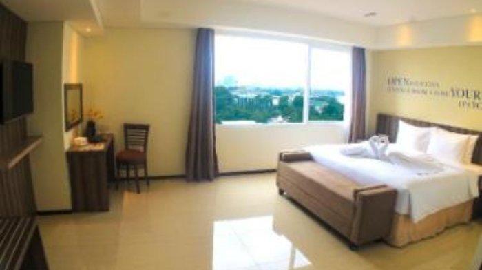 Kamar penginapan di hotel bintang 3 MK Hotel Jakarta.