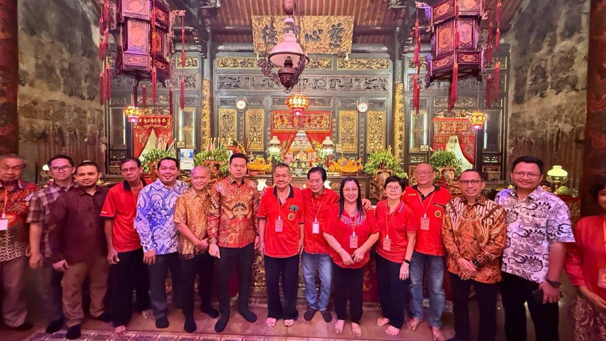 Kemenkumham menghadiri Kirab Budaya Akbar di di Kelenteng Tjoe An Kiong, Lasem, Rembang, Jawa Tengah.
