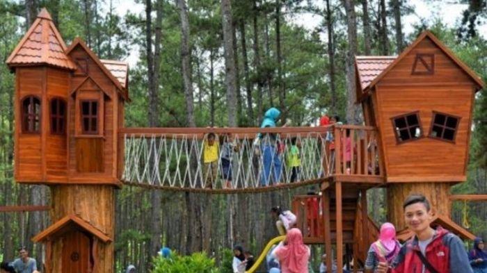Kemit Forest, tempat wisata keluarga di Cilacap buat dikunjungi saat libur sekolah.