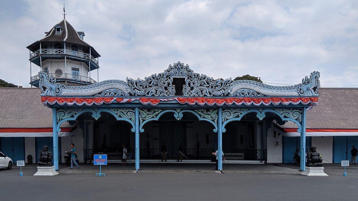 Keraton Surakarta, tempat wisata sejarah di Solo, Jawa Tengah.