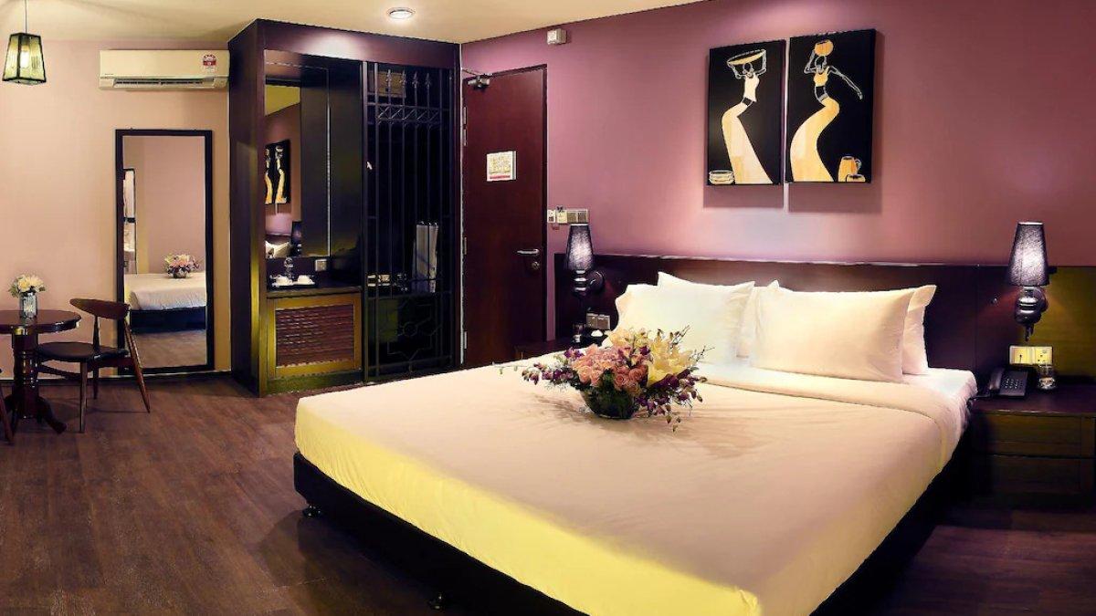 Ilustrasi tipe kamar di Kimberley Hotel Georgetown