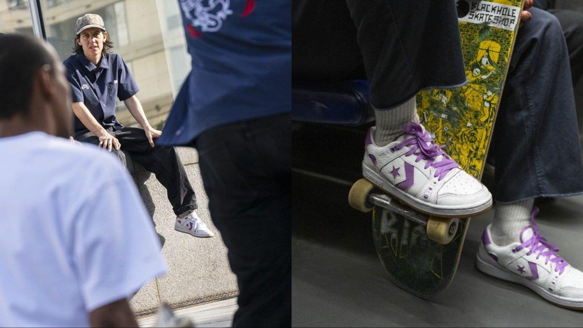 Koleksi sepatu terbaru Converse dan Nike ini merupakan kolaborasi bareng pemain skateboard Alexis Sablon.
