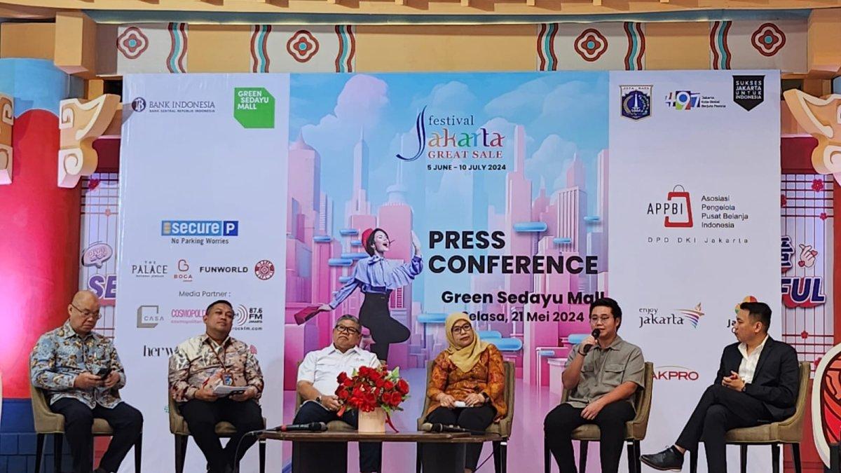 Konferensi pers Festival Jakarta Great Sale