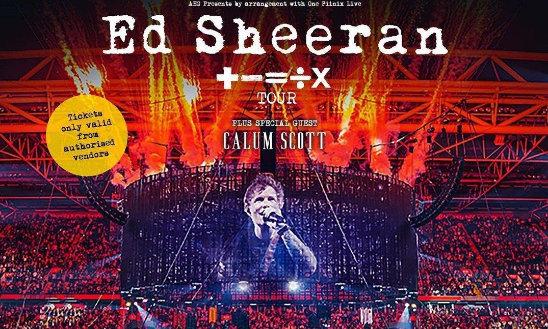 Ilustrasi gelaran konser musik Ed Sheeran di Jakarta