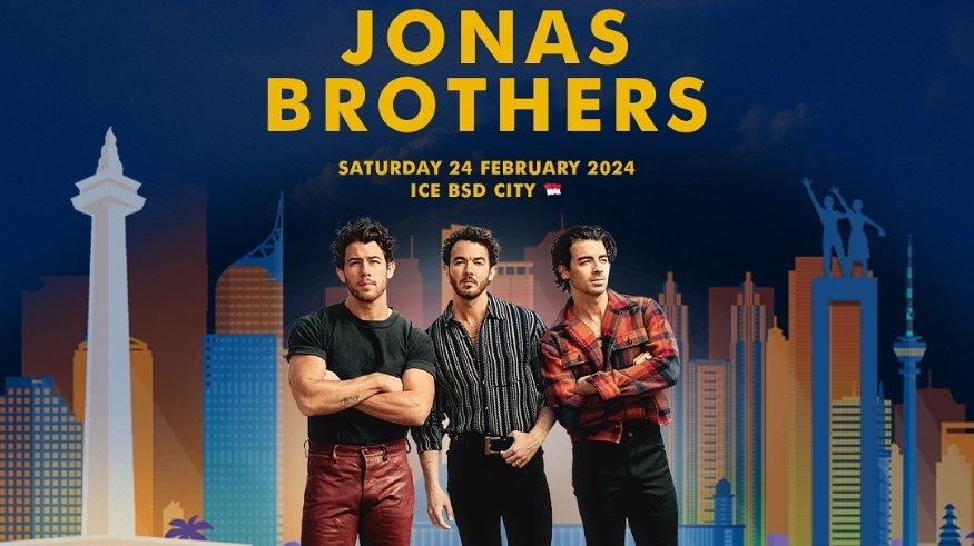 Konser Jonas Brothers di Indonesia.