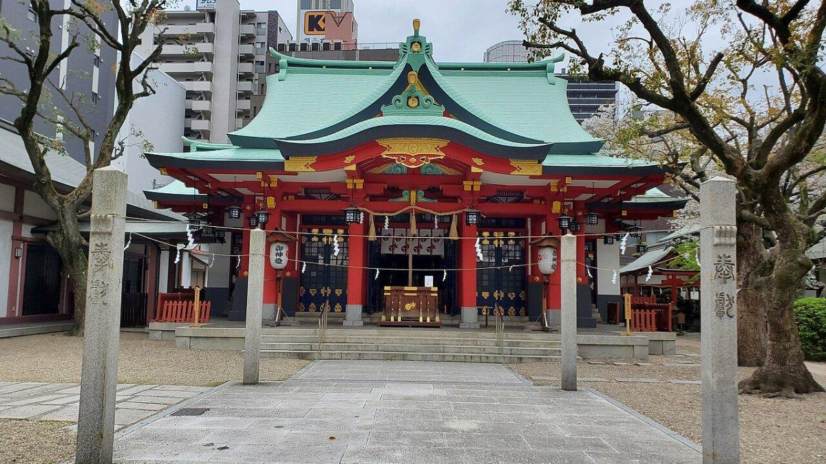 Kuil Goryo, satu kuil terbaik di Osaka Jepang.