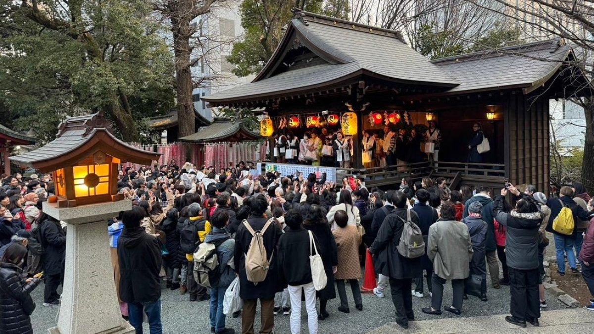 Kuil Konno Hachimangu, satu tempat wisata di Shibuya Jepang.