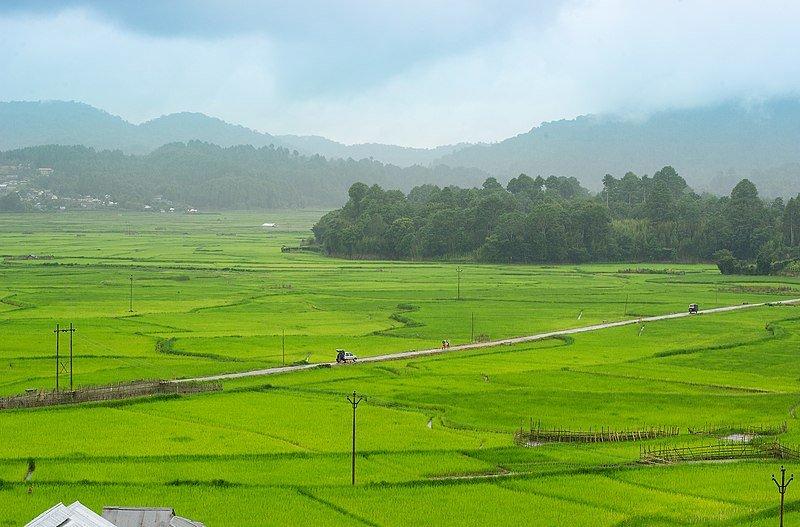 Lembah Ziro, satu tempat ramah turis di India.