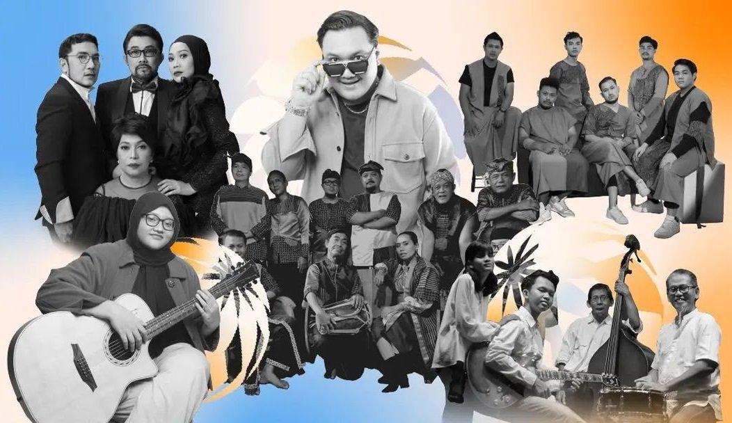 Line up Jazz Gunung Bromo 2024 day 1.