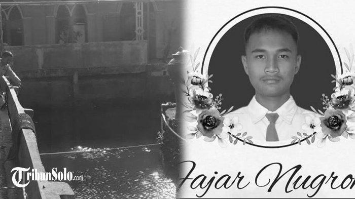 KOLASE FOTO (Kiri ke kanan) : Lokasi kolam sekolah SMAN 1 Cawas, Klaten dan sosok semasa hidup Fajar Nugroho, Ketua OSIS SMAN 1 Cawas.