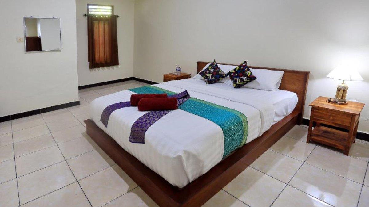 Manda's Homestay, satu hotel bintang 3 dekat Pantai Sanur Bali yang memiliki rating 8 dengan tarif inap mulai Rp 200 ribuan.