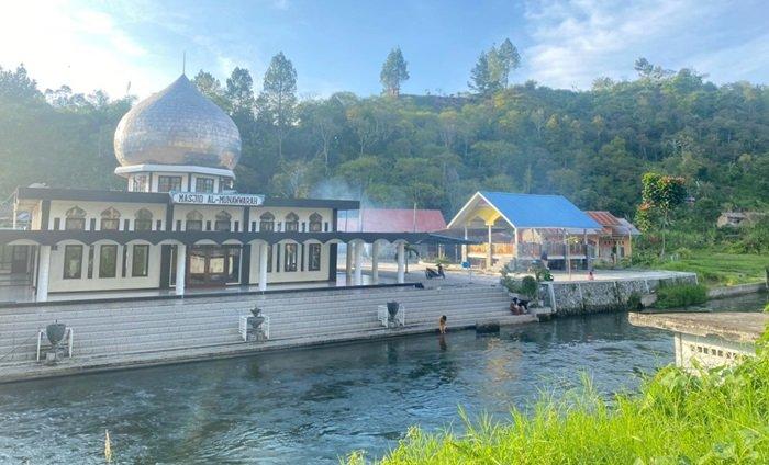 Sukses Pikat Wisatawan, Intip Keindahan Masjid Al-Munawwarah di Uning, Pegasing, Aceh Tengah, Aceh - Tribun Travel