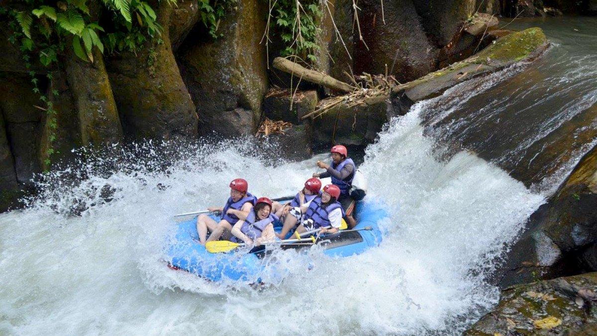 Melangit Rafting Bali, satu tempat wisata di Klungkung Bali