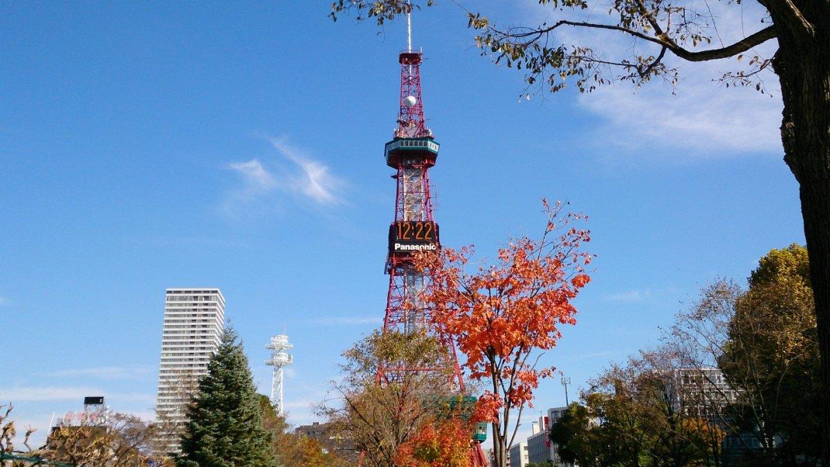 Menara TV Sapporo, satu tempat wisata terbaik di Sapporo Hokkaido Jepang.