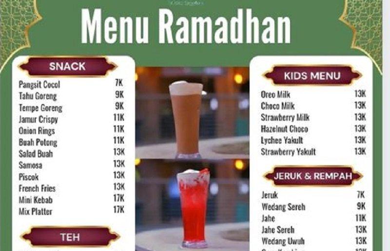 Menu Ramadan Gubuk Kelinci Resto di Solo Jawa Tengah