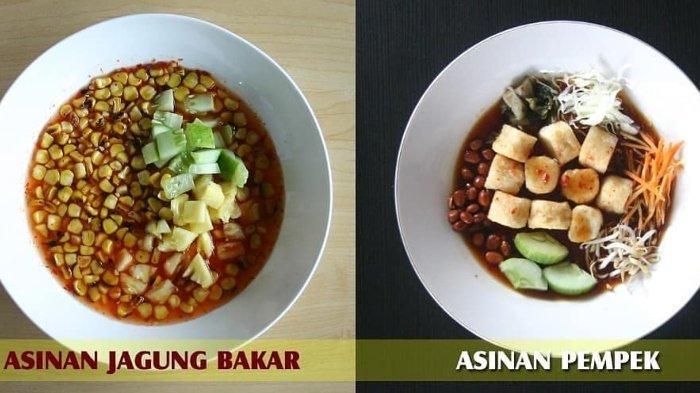 Menu asinan di Asinan Nyonya Yenny, Kecamatan Bogor Timur, Kota Bogor, Jawa Barat.