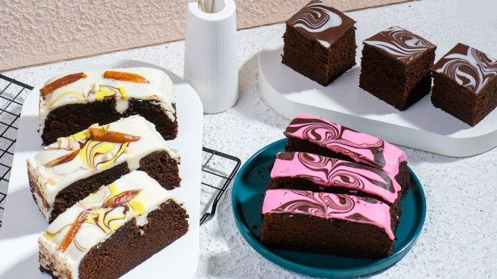 Menu brownies dari Amanda Brownies yang kini hadir di Pangkalpinang, Kepulauan Bangka Belitung.