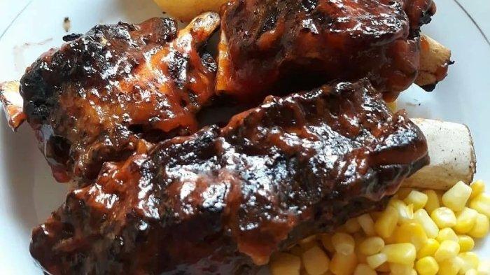 Menu iga bakar di Iga Panggang Panglima Tebet & Rumah 21 Food & Coffee Jakarta Selatan.