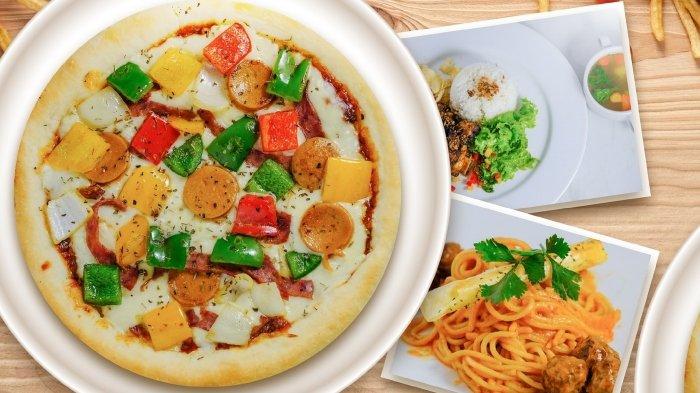Menu makanan di Restoran Lampu Satu Subang, Jawa Barat.