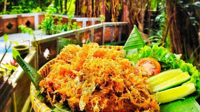 Menu makanan di warung Kali Opak Resto.
