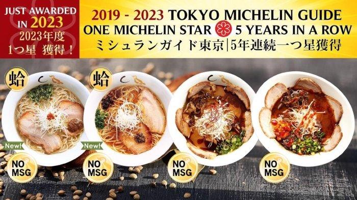 Menu-menu spesial di restoran Konjiki Hototogisu Dubai yang diakui Bib Gourmand dari Michelin Guide.