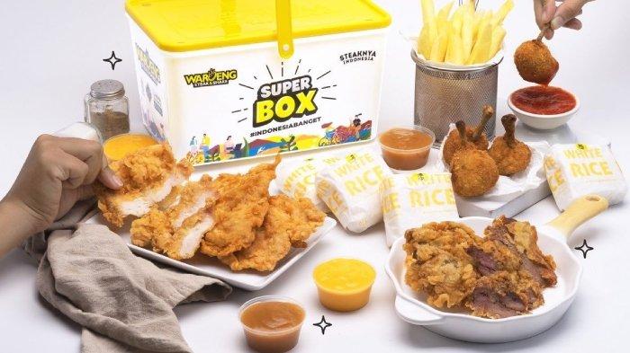 Menu super box di Waroeng Steak and Shake. Berikut rincian daftar menu dan harga Waroeng Steak and Shake, restoran steak yang sudah hadir di 28 kota Indonesia.