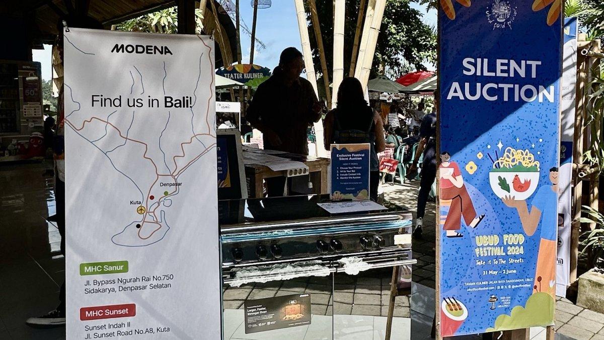 Modena yang berpartisipasi dalam Ubud Food Festival 2024.