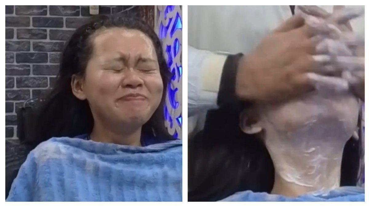 Momen wanita ini ingin perawatan di India, begini hasilnya.