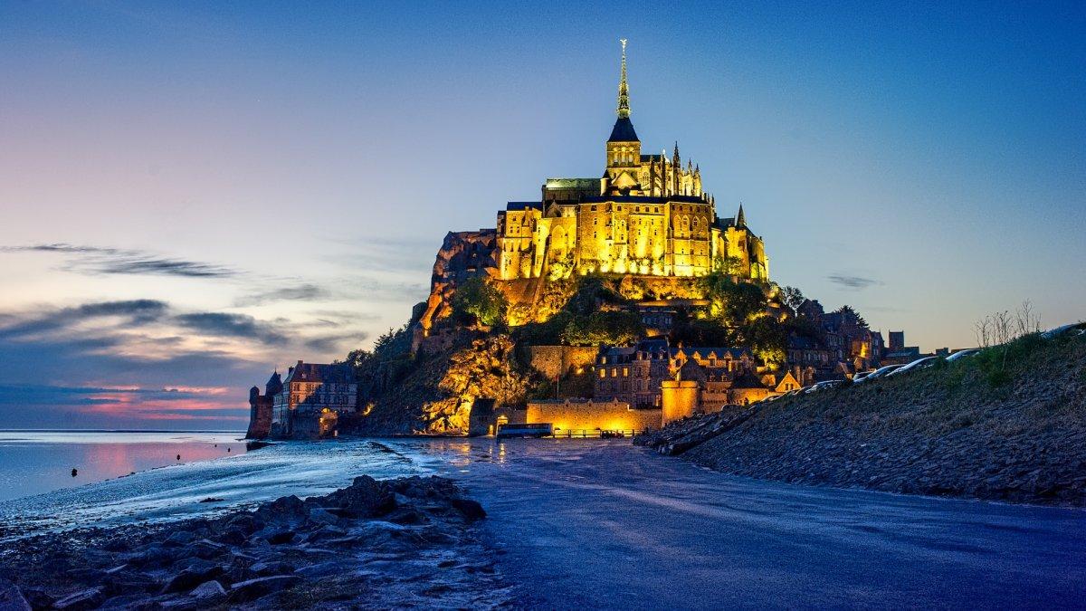 Mont Saint Michel di Prancis