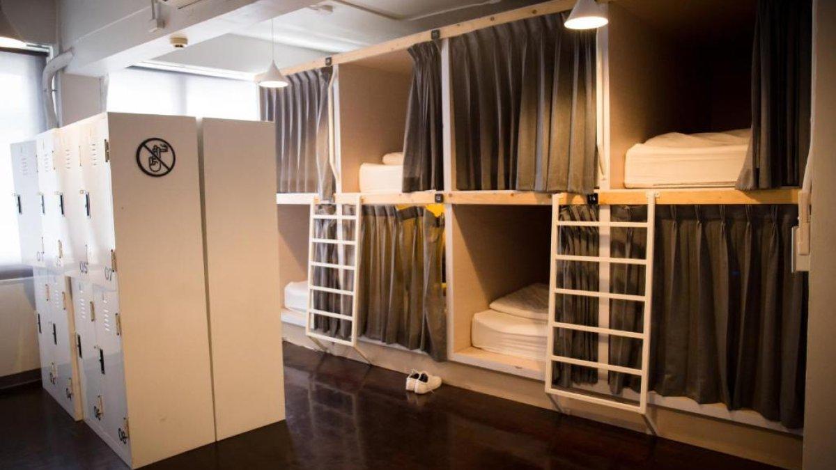 Ilustrasi tipe kasur atau kamar yang ada di Movylodge Hostel