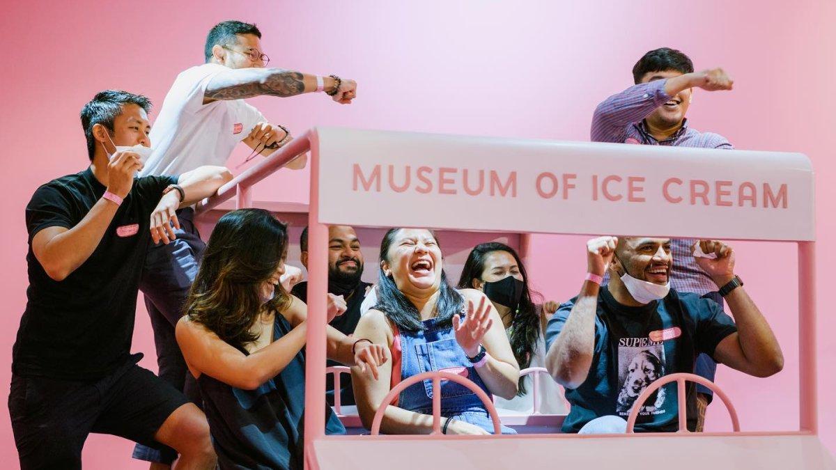Museum Of Ice Cream, satu tempat wisata di Singapura yang bisa dikunjungi saat libur sekolah.