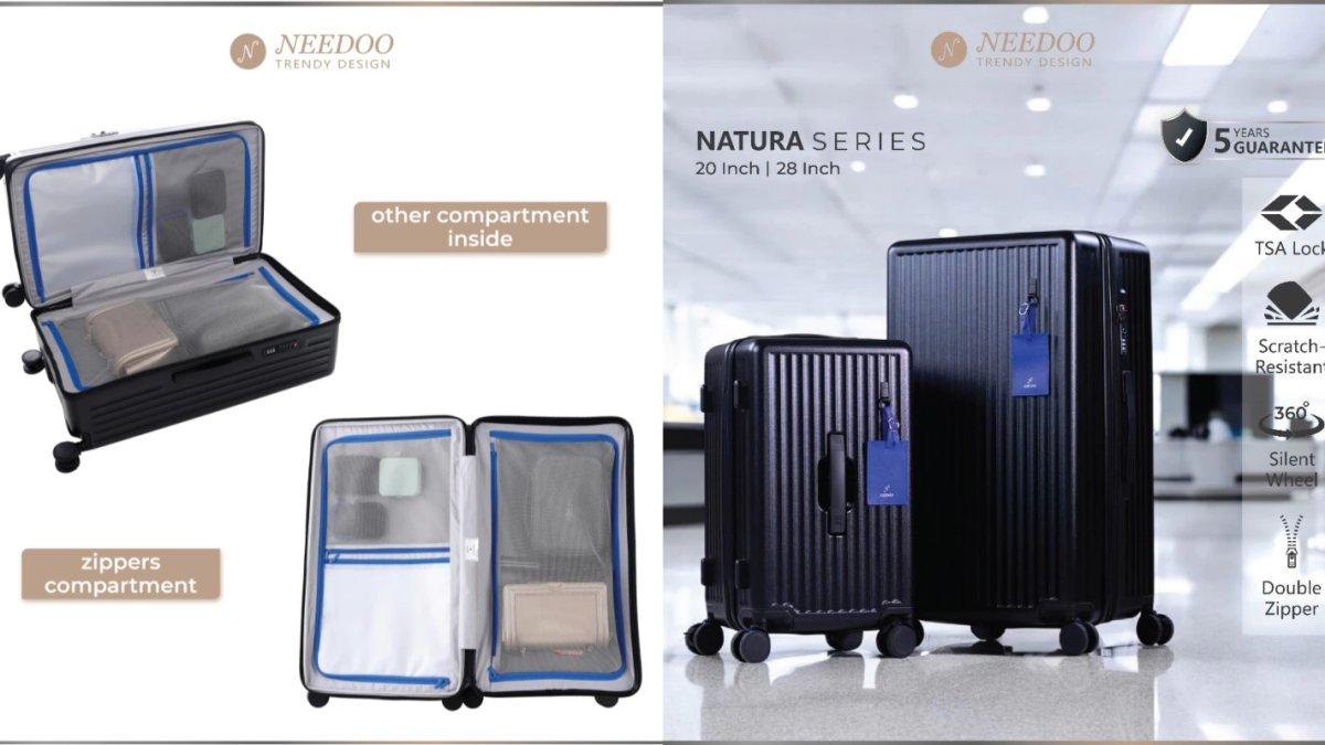 NEEDOO 28 Inch PC Double Zipper Anti Maling, satu koper hardcase 28 inch terbaik yang cocok untuk kamu bawa traveling, Selasa (4/2/2025).