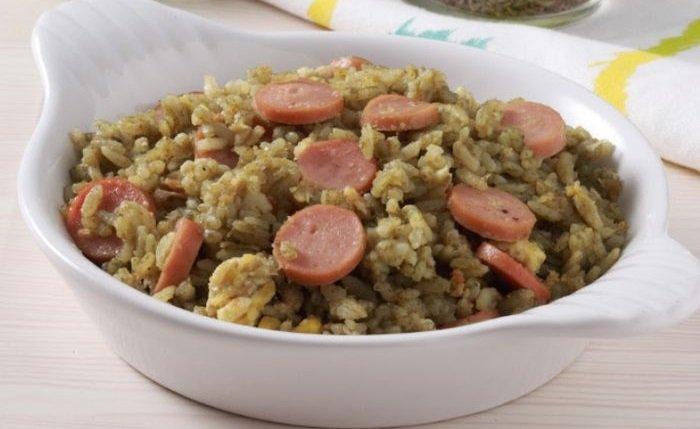 Nasi goreng bayam spesial
