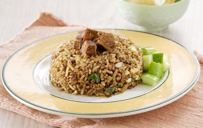 Ilustrasi nasi goreng gongso.