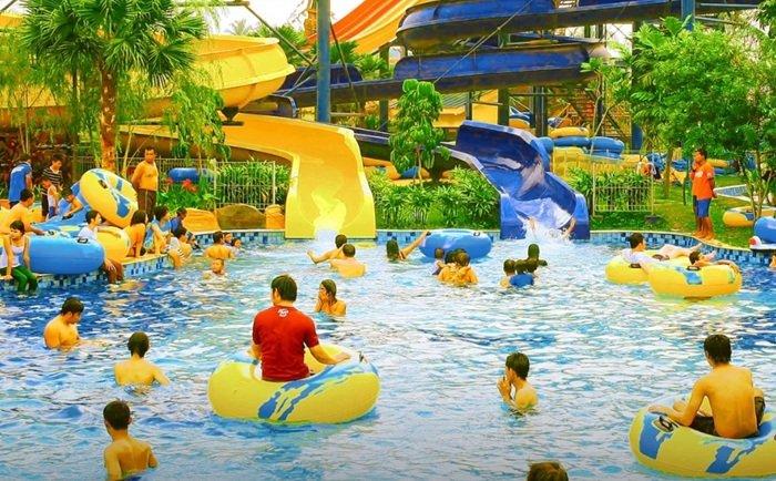 WISATA TANGERANG - Potret wahana kolam di Ocean Park BSD, Tangerang, Banten, Rabu (18/6/2025). Ocean Park BSD bisa menjadi tempat wisata pilihan untuk menikmati liburan. Cek harga tiket masuknya berikut!