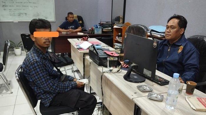 Oknum jukir viral di Jogja saat diperiksa penyidik Polresta Yogyakarta