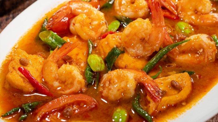 Olahan udang di Lembur Kuring Sunburst BSD Tangerang.