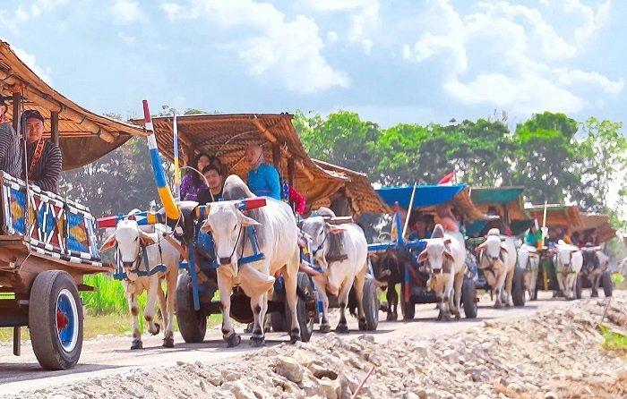 Omah Kecebong di Sendon, Tirtoadi, Mlati, Kabupaten Sleman, Jogja jadi salah satu tempat wisata favorit para turis mancanegara.