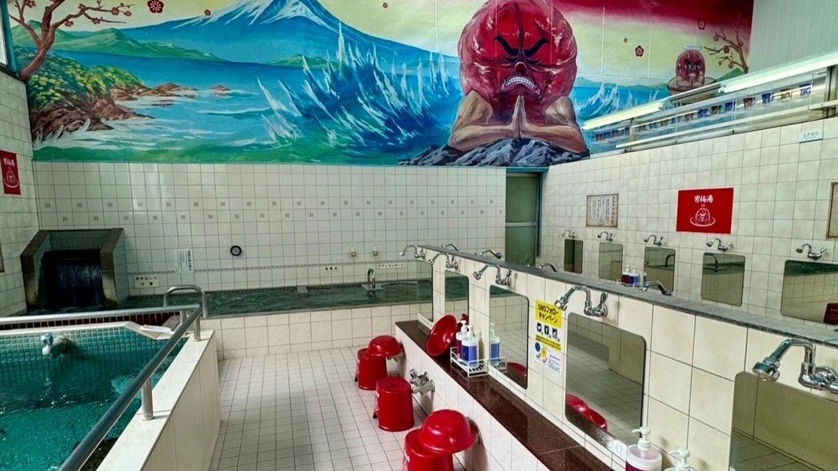 Onsen Oshiage, satu sento di Tokyo Jepang yang bisa kamu nikmati untuk bersantai.