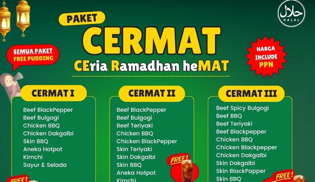 Oppa El BBQ Suki & Tomyam, restoran Korea di Solo Jawa Tengah yang menawarkan beragam paket bukber.