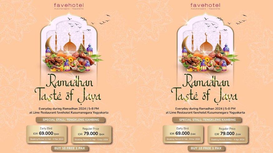 Paket bukber Fave Hotel Kusumanegara Jogja.