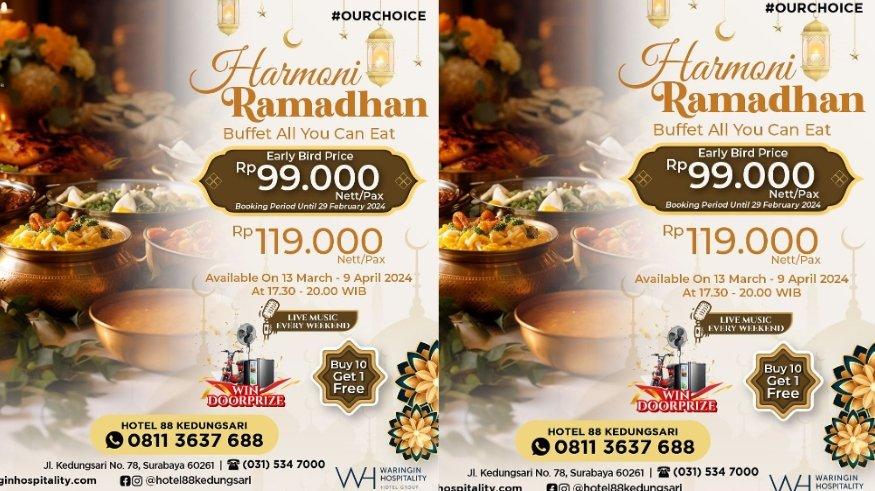 Paket bukber Hotel 88 Kedungsari.