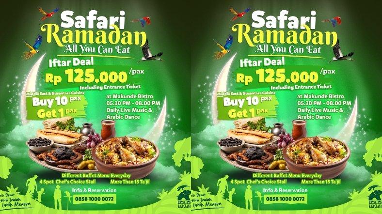 Paket bukber Solo Safari.