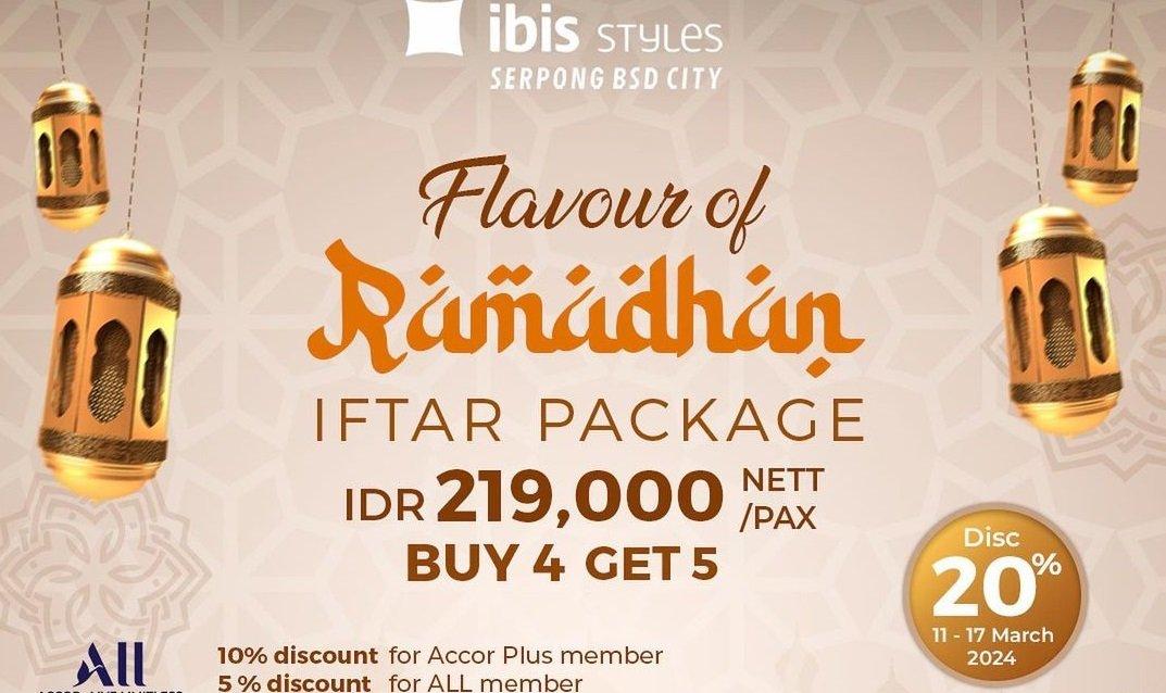 Paket bukber ibis Styles Serpong BSD City