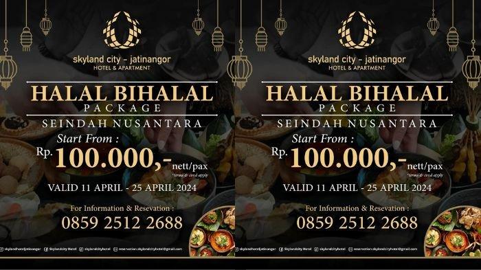 Paket halal bi halal Skyland City Jatinangor Bandung.
