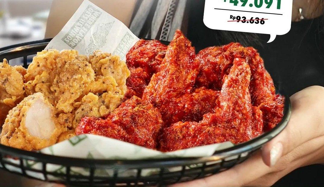Paket menu dari Wingstop