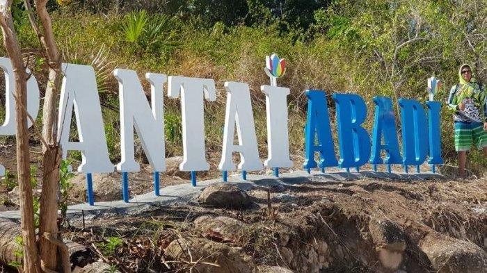 Pantai Abadi, satu tempat wisata terbaik di Bolaang Mongondow Timur buat healing akhir pekan.
