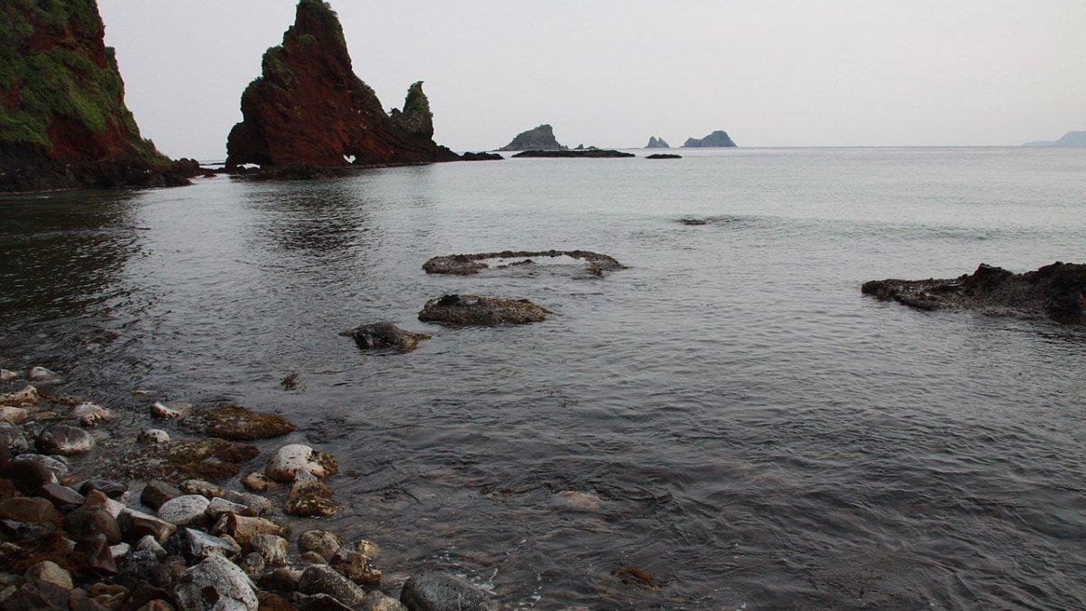 Pantai Akiya, satu pantai terbaik dekat Tokyo Jepang.