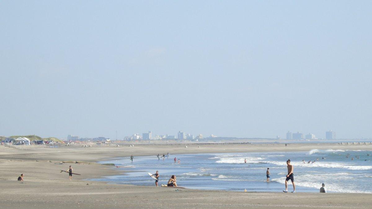 Pantai Kujukuri, satu tempat wisata terbaik di Chiba Jepang.