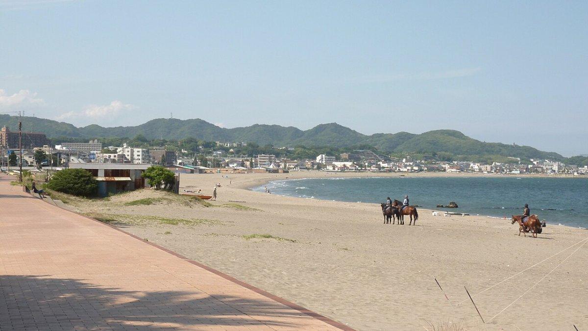Pantai Miura, satu pantai terbaik dekat Tokyo Jepang.